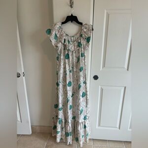 Vintage Hilo Hattie made in Hawaii long mu mu